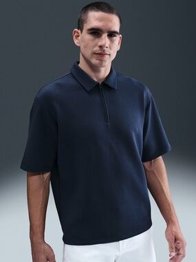 Nike 24.7 ImpossiblySoft Dri Fit Shirt - Navy Blue IF2908-451 Men’s Size XL NWT